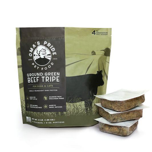 Oma's Pride Ground Green Beef Tripe