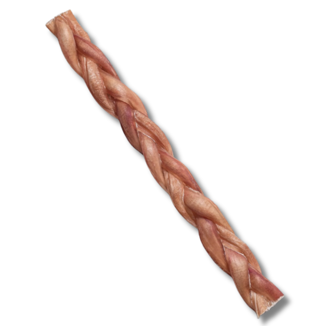 Jack &Pup - Braided Bully Stick 12"