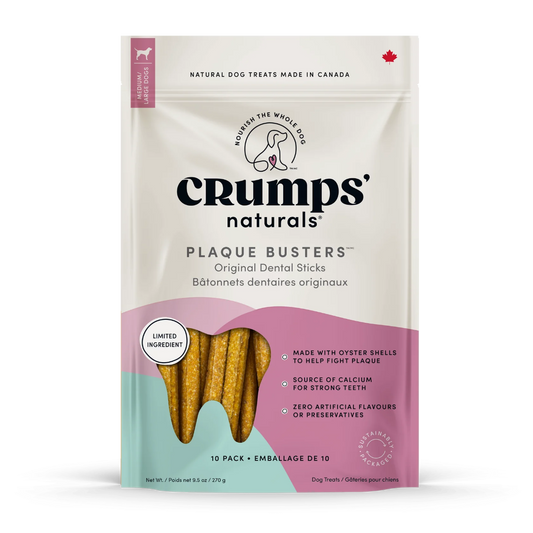 Crumps Naturals - Plaque Buster Original Flavor 7" 10 pck
